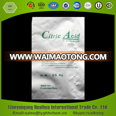 citric acid anhydrous food grade