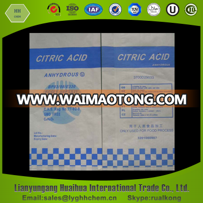 citric acid anhydrous 30-100 mesh